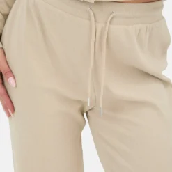 Ribbed Wide Leg Trouser