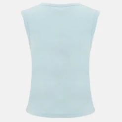 Rib Button Top
