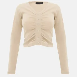 Rib Ruched Top