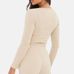 Rib Ruched Top