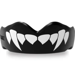 SafeJawz Extro Series Black Fangz Sports Mouthguard