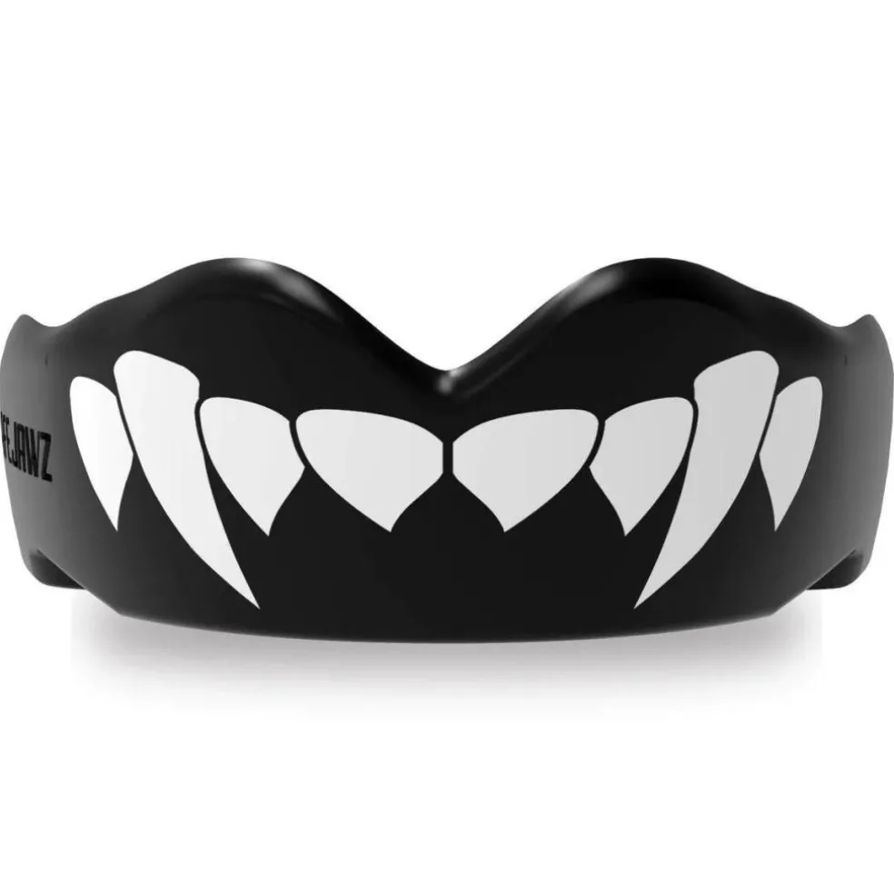 SafeJawz Extro Series Black Fangz Sports Mouthguard