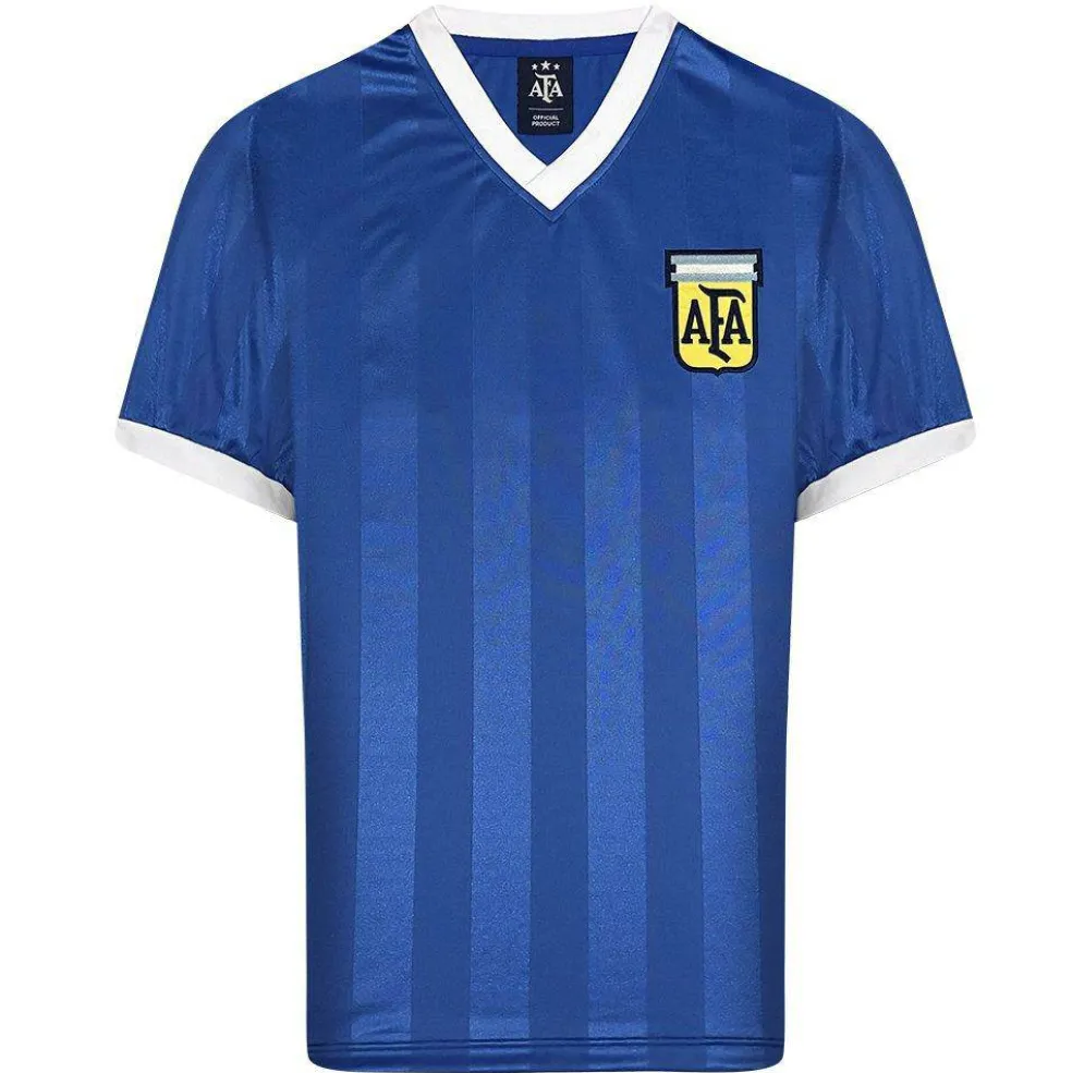 Score Draw Argentina Away Shirt 1986