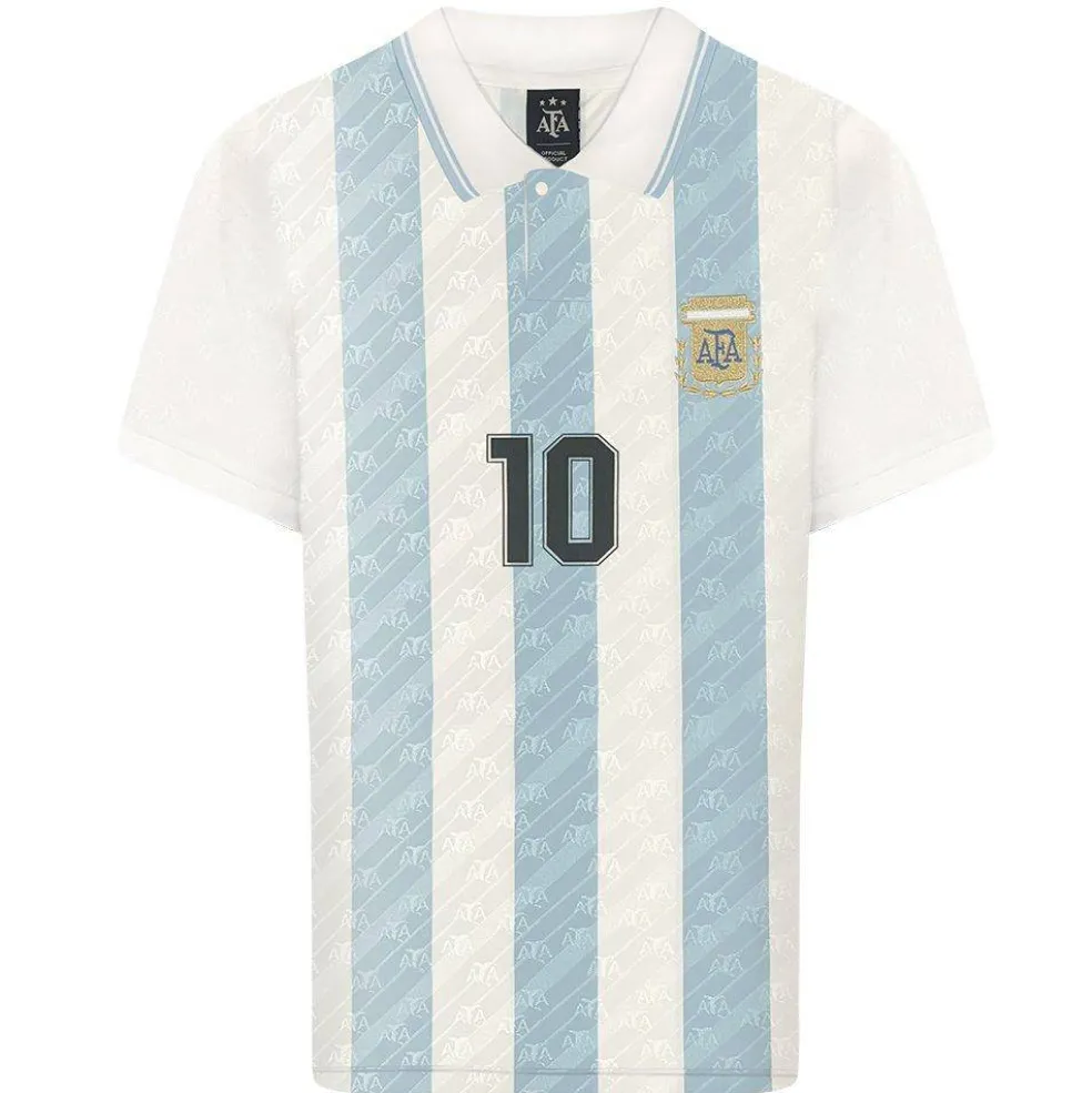 Score Draw Argentina Home Shirt 1994 - Maradona