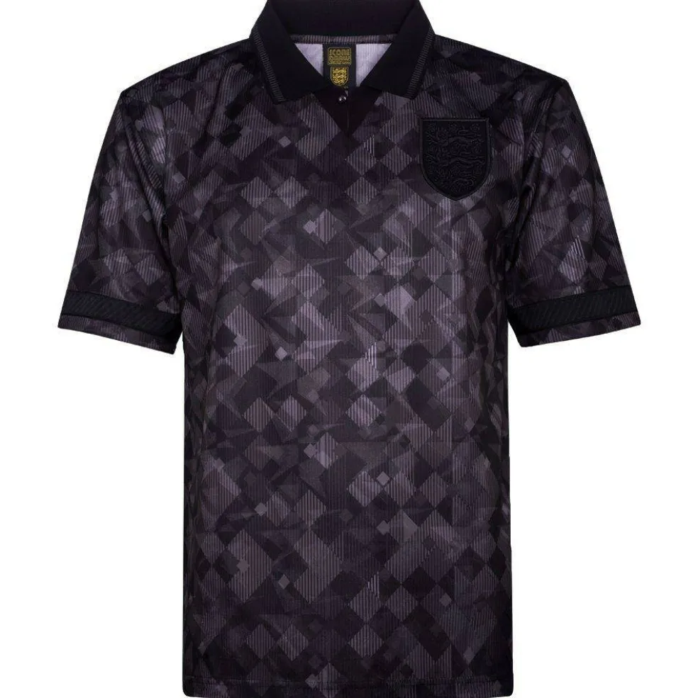Score Draw England Blackout Shirt 1990