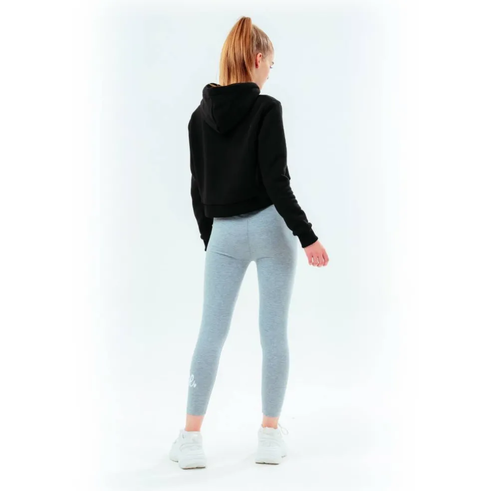 Script Kids Crop Hoodie