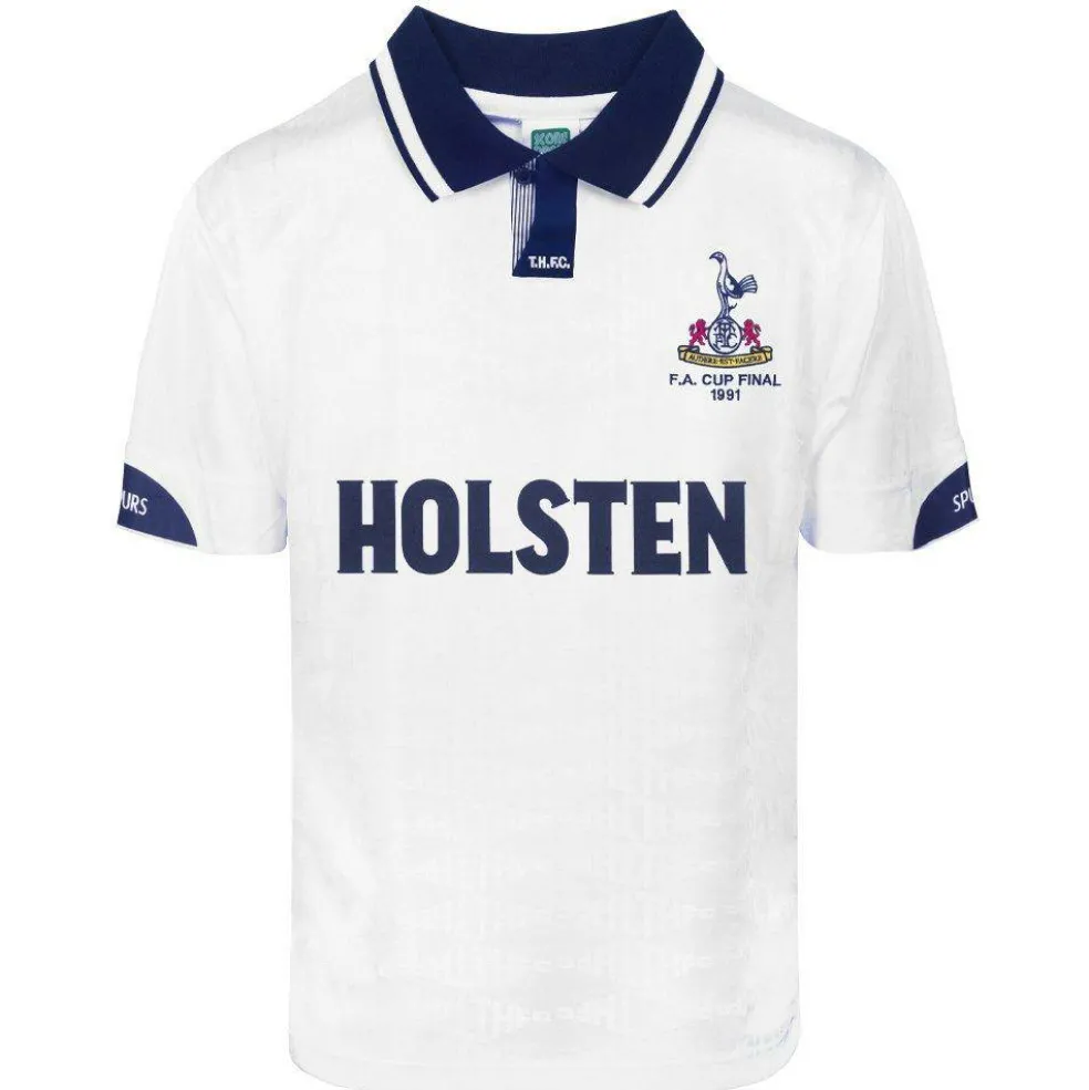 SD Gascoigne Tottenham Hotspur Home Shirt 1991 Adults
