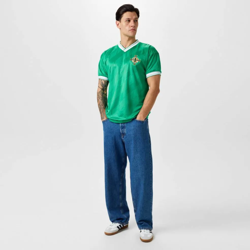 SDraw Northern Ireland '86 Home Shirt Adults