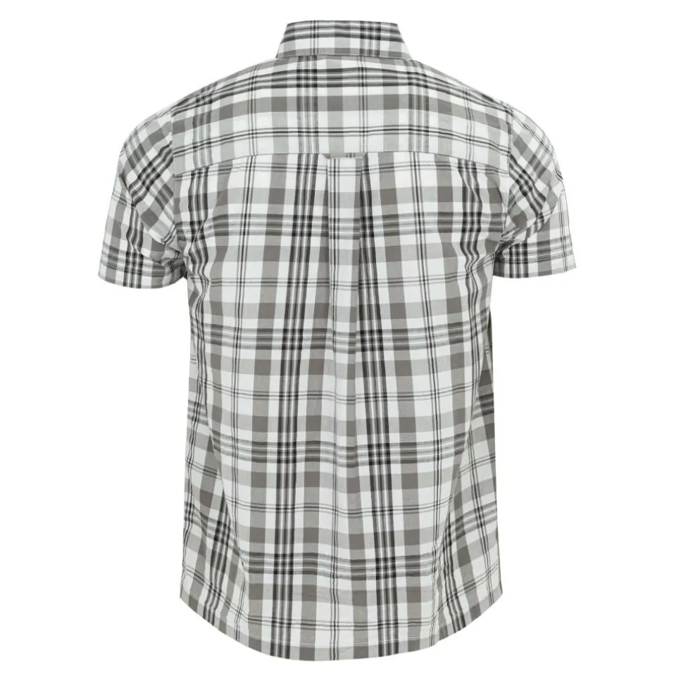Short Sleeve Check Shirt Mens