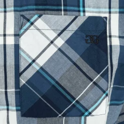 Short Sleeve Check Shirt Mens