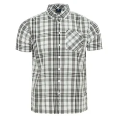 Short Sleeve Check Shirt Mens