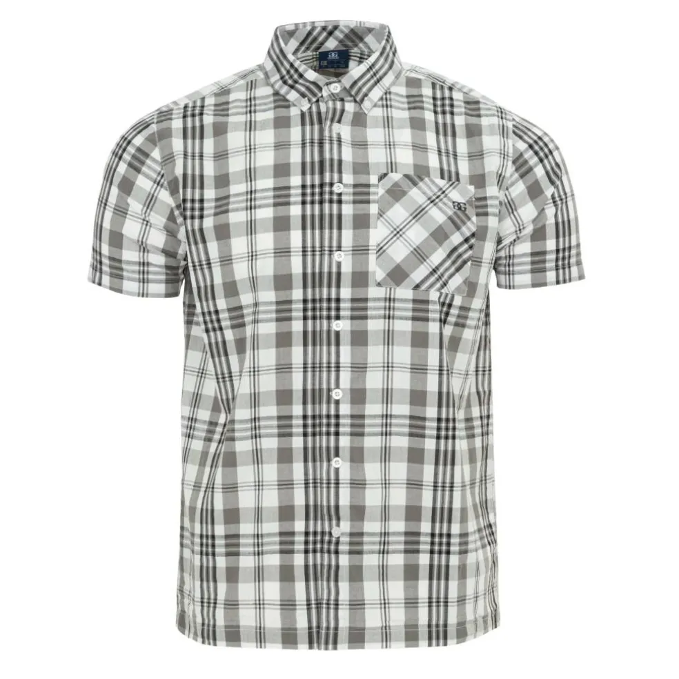 Short Sleeve Check Shirt Mens