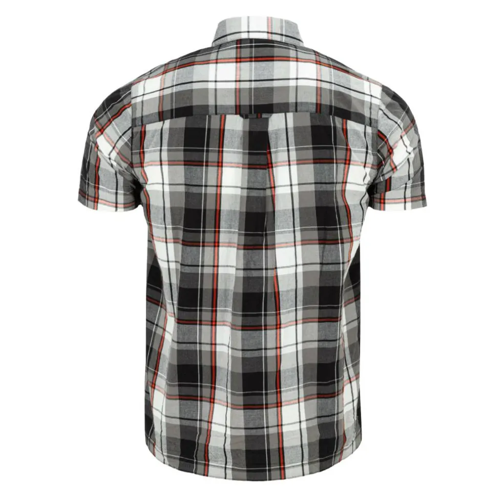 Short Sleeve Check Shirt Mens