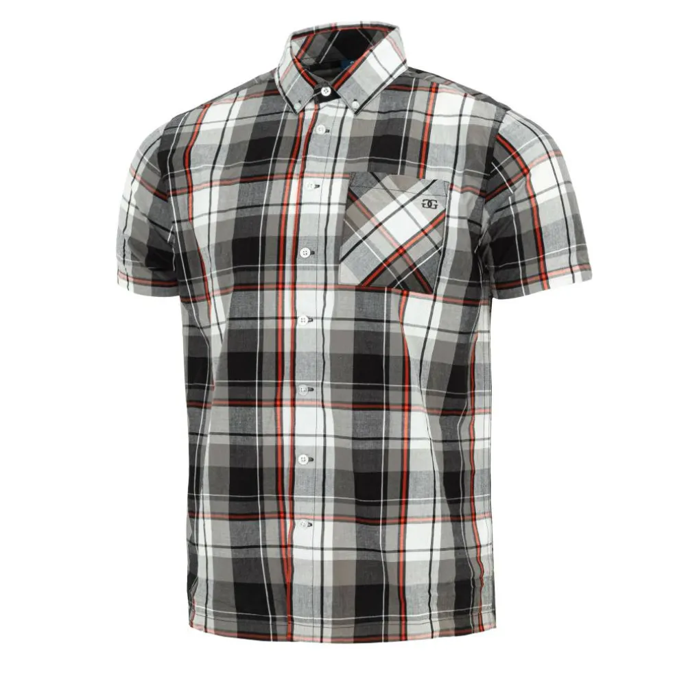 Short Sleeve Check Shirt Mens