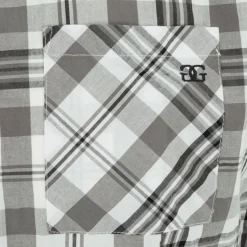 Short Sleeve Check Shirt Mens