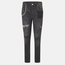 Skinny Fit Denim Jean with Button Fly