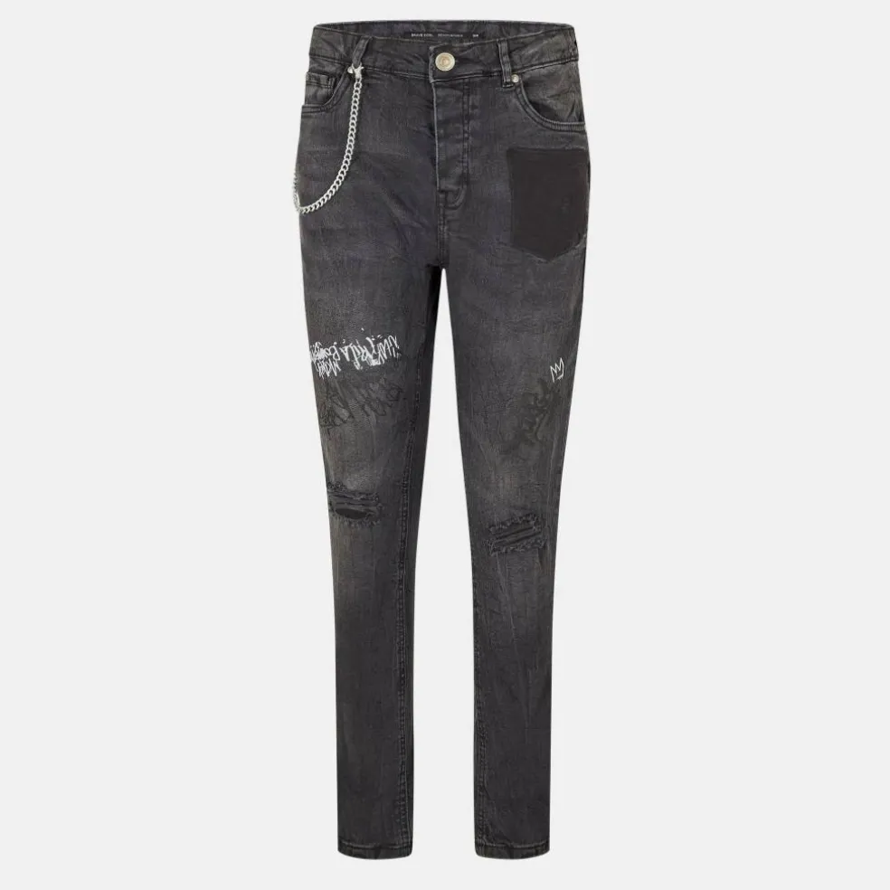 Skinny Fit Denim Jean with Button Fly