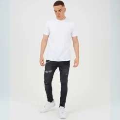 Skinny Fit Denim Jean with Button Fly