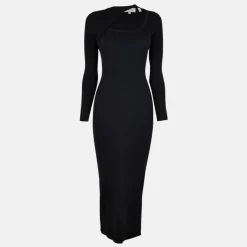 Slash Midi Dress