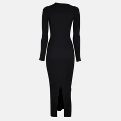 Slash Midi Dress