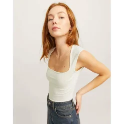 Sleeveless Square Neck Top Ladies