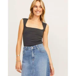 Sleeveless Square Neck Top Ladies