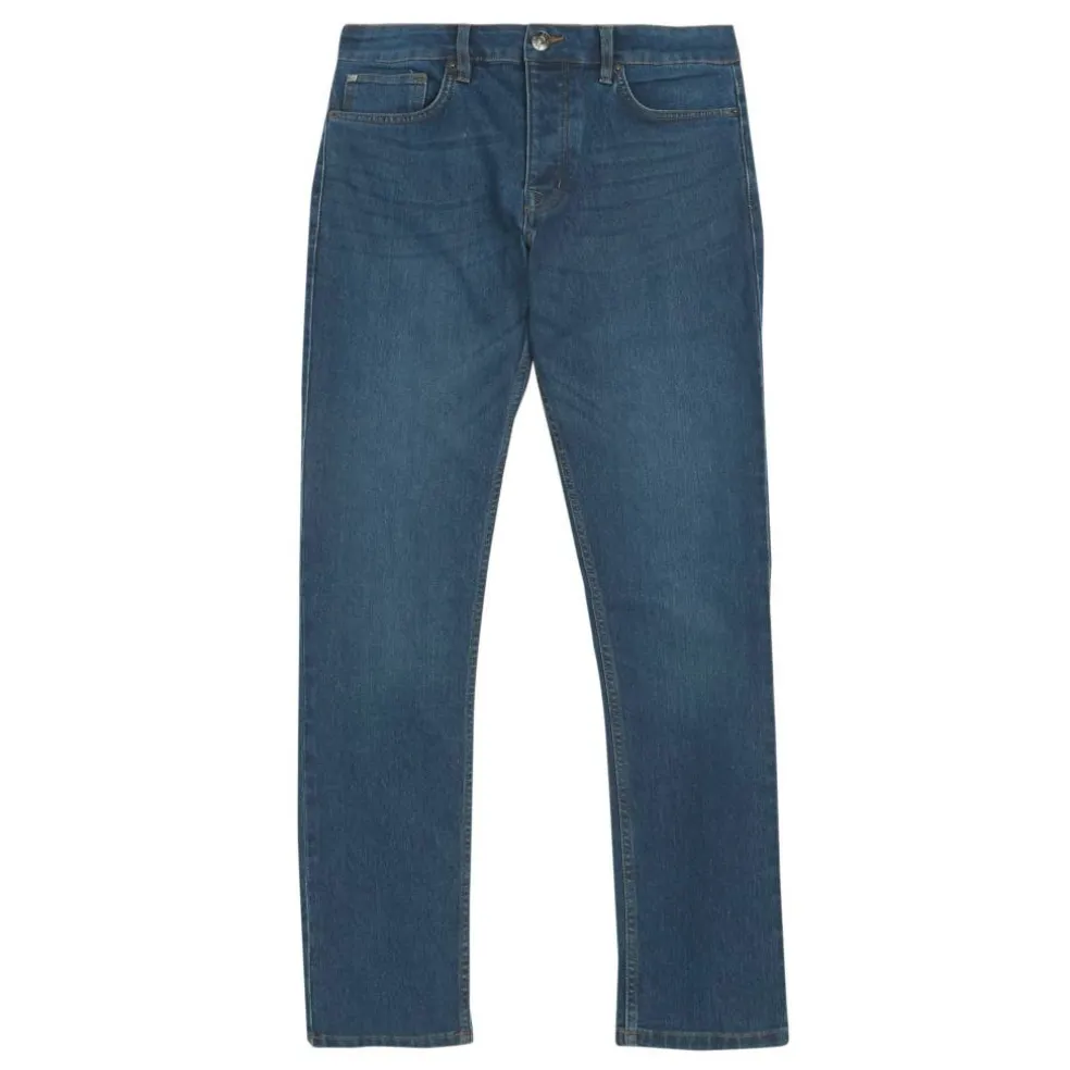 Slim Fit Indigo Jeans- EDDIE