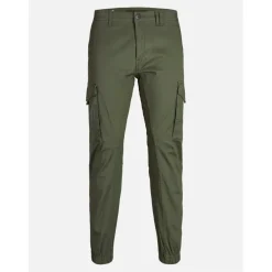 Slim Stretch Cuffed Cargo Pants