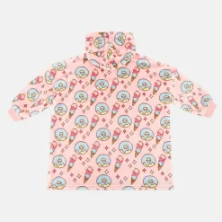 Snuggle Hoodie Ice Cream Pattern Junior Girls