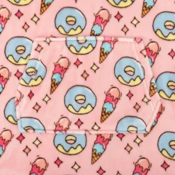 Snuggle Hoodie Ice Cream Pattern Junior Girls