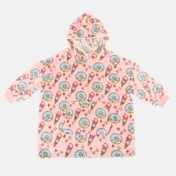 Snuggle Hoodie Ice Cream Pattern Junior Girls