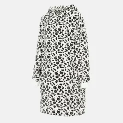 Snuggle Hoodie Ladies Leopard Pattern