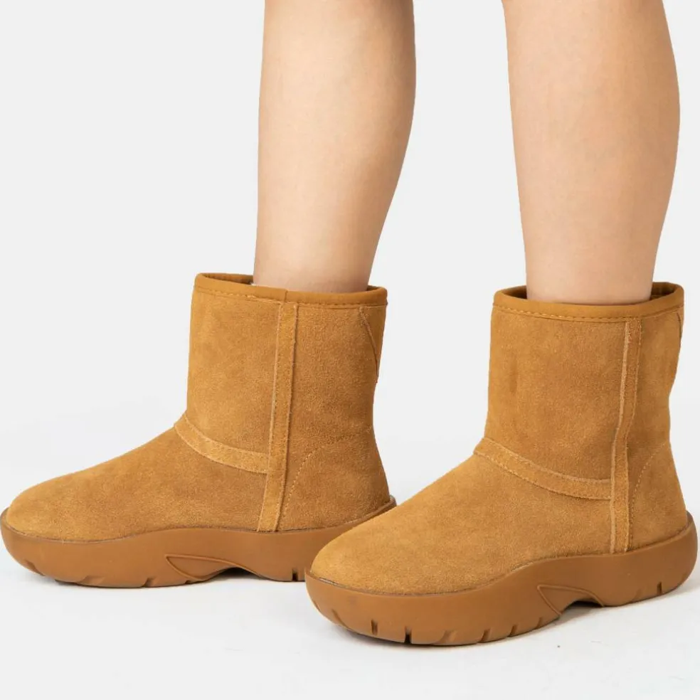 Snug Womens Classic Slip On Ankle Boots