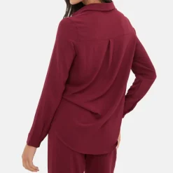 Soft Crepe Long Sleeved Shirt