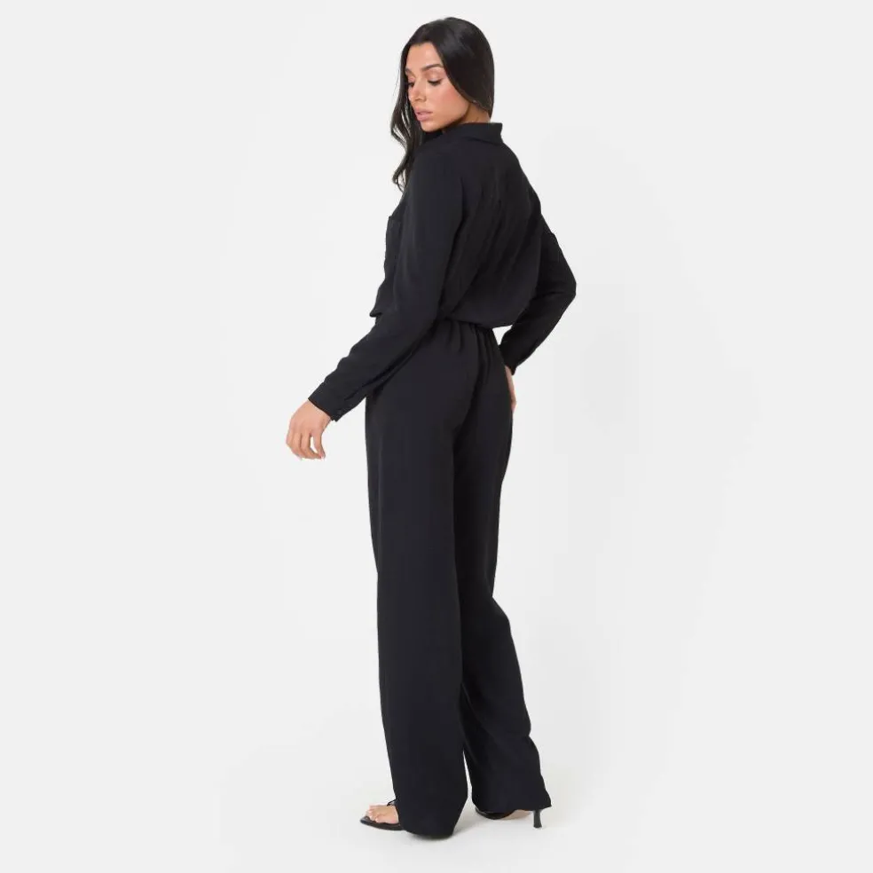 Soft Crepe Long Sleeve Shirt