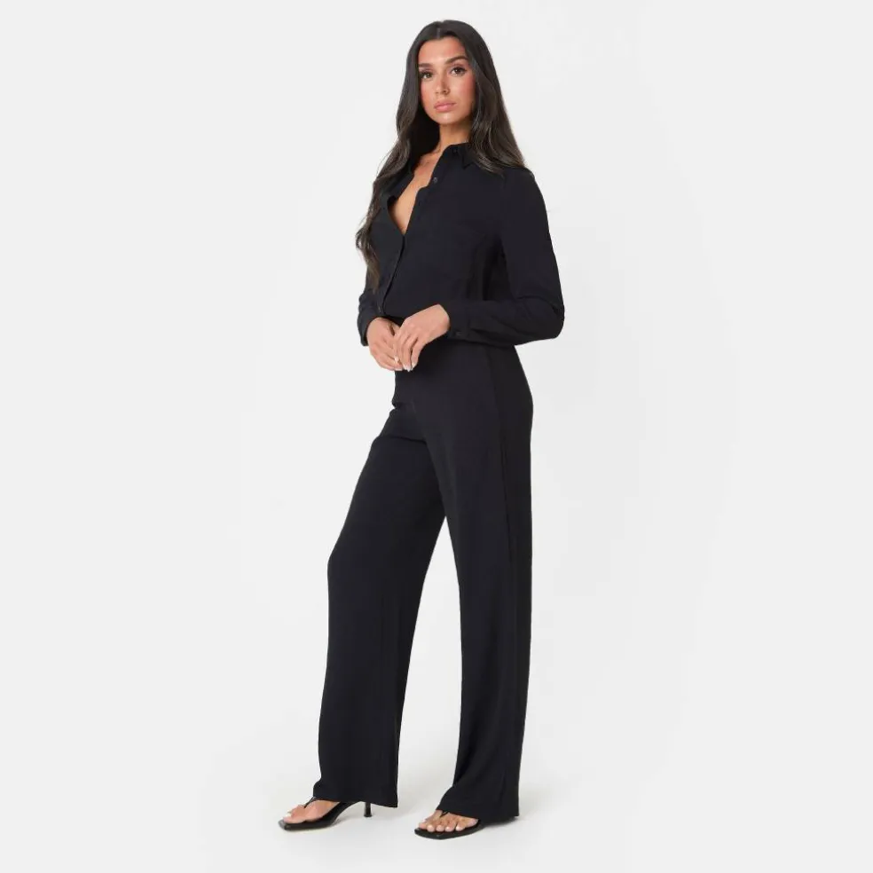 Soft Crepe Long Sleeve Shirt