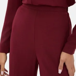 Soft Crepe Wide Leg Trouser