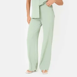 Soft Crepe Wide Leg Trousers