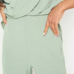 Soft Crepe Wide Leg Trousers