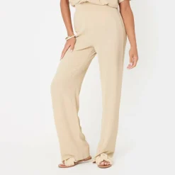 Soft Crepe Wide Leg Trousers