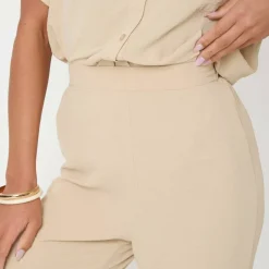 Soft Crepe Wide Leg Trousers