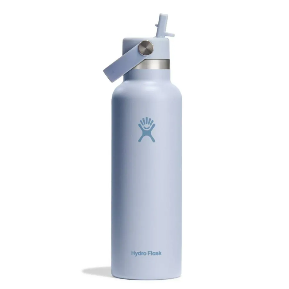Standard Mouth Water Bottle 621 ml (21 oz) with Flex Straw Cap