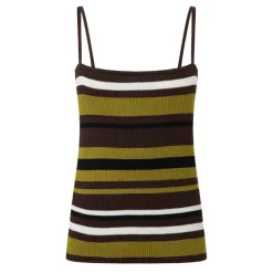 Striped Knitted Cami Top