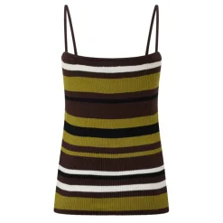 Striped Knitted Cami Top