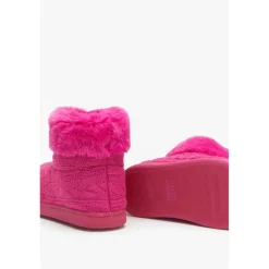 Studio Girls Cable Knit Slipper Boot