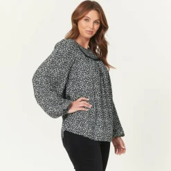 Studio Yoke neck Detail Floral Top