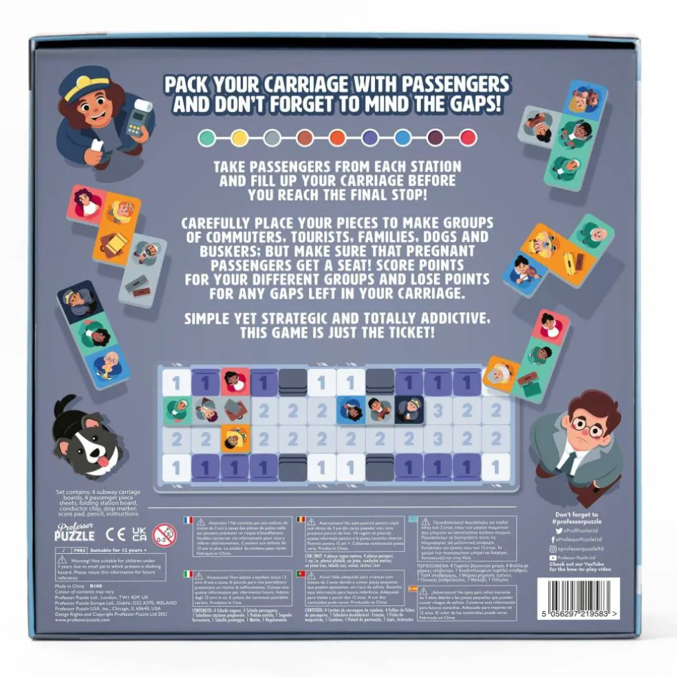 Subway Squeeze Board Game