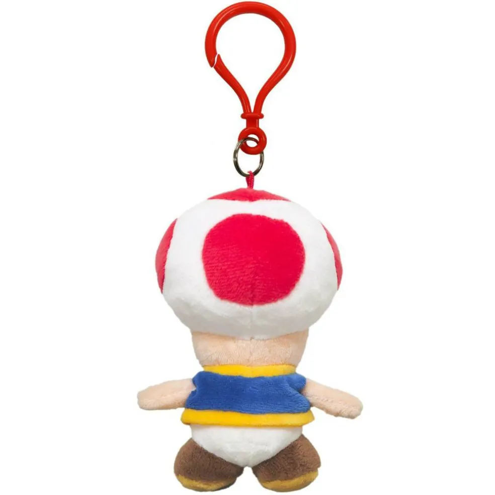 Super Mario Toad Plush Keychain