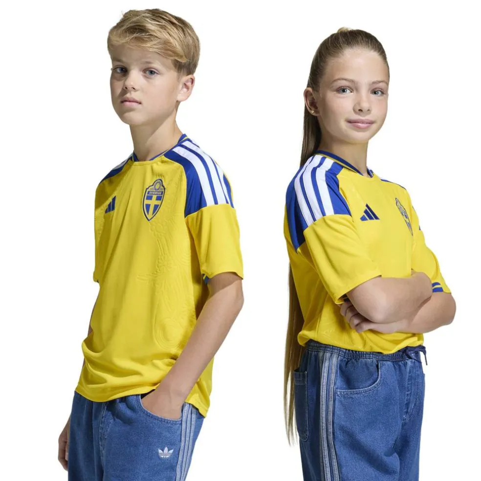 Sweden Home Shirt World Cup 2026 Juniors