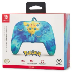 Switch Wired Controller - Tie Dye Pikachu